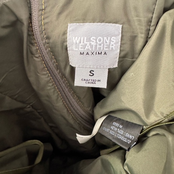 Vintage Wilsons Leather Suede Leather Mini Dress Size SM Green 90s Biker Bodycon - Picture 14 of 16